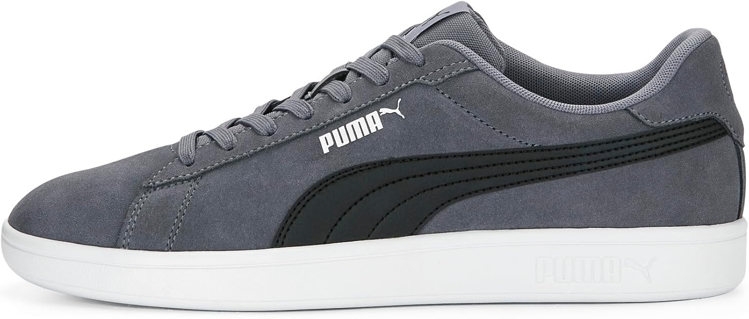 PUMA Smash 3.0 Unisex Low-Top Synthetic Leather Casual Sneakers