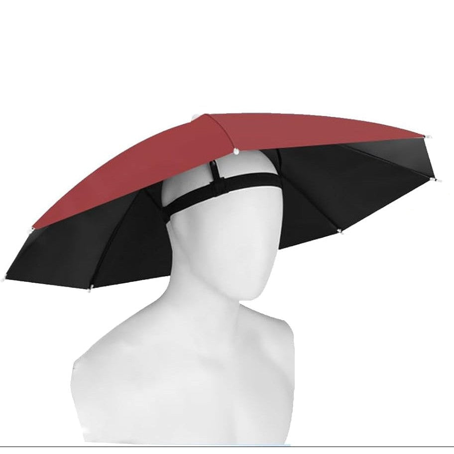 MUFEKUM 4-Pack Waterproof UV Umbrella Hats for Adults