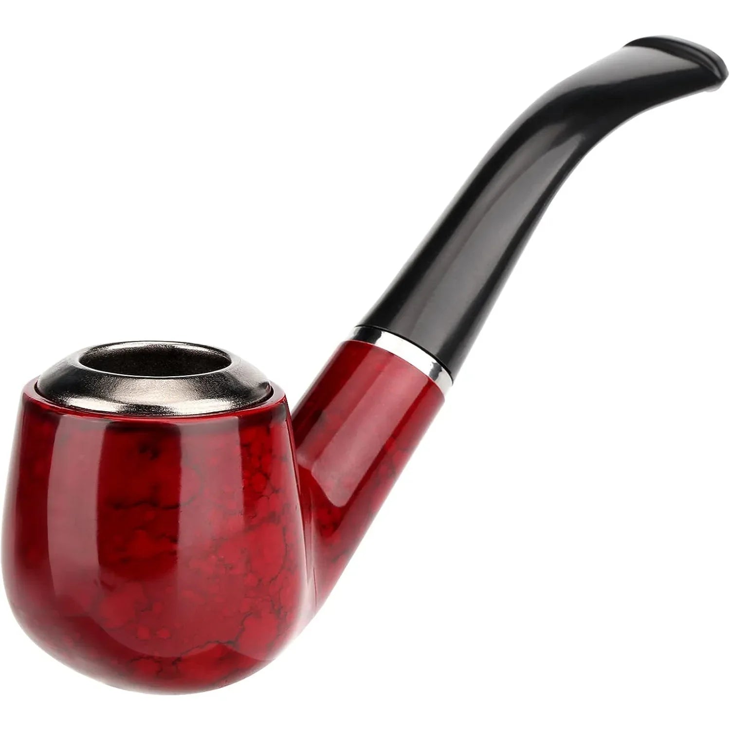 Scotte Captain Pipe: Classic Red Tobacco Pipe with Smooth Finish - Gomix Brands Outlet