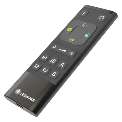 LEDVANCE SMART+ WiFi Remote with USB‑C Recharging, Black Aluminum