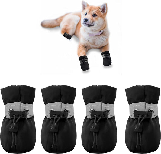 YAODHAOD Anti‑Slip Reflective Dog Boots for Small Dogs