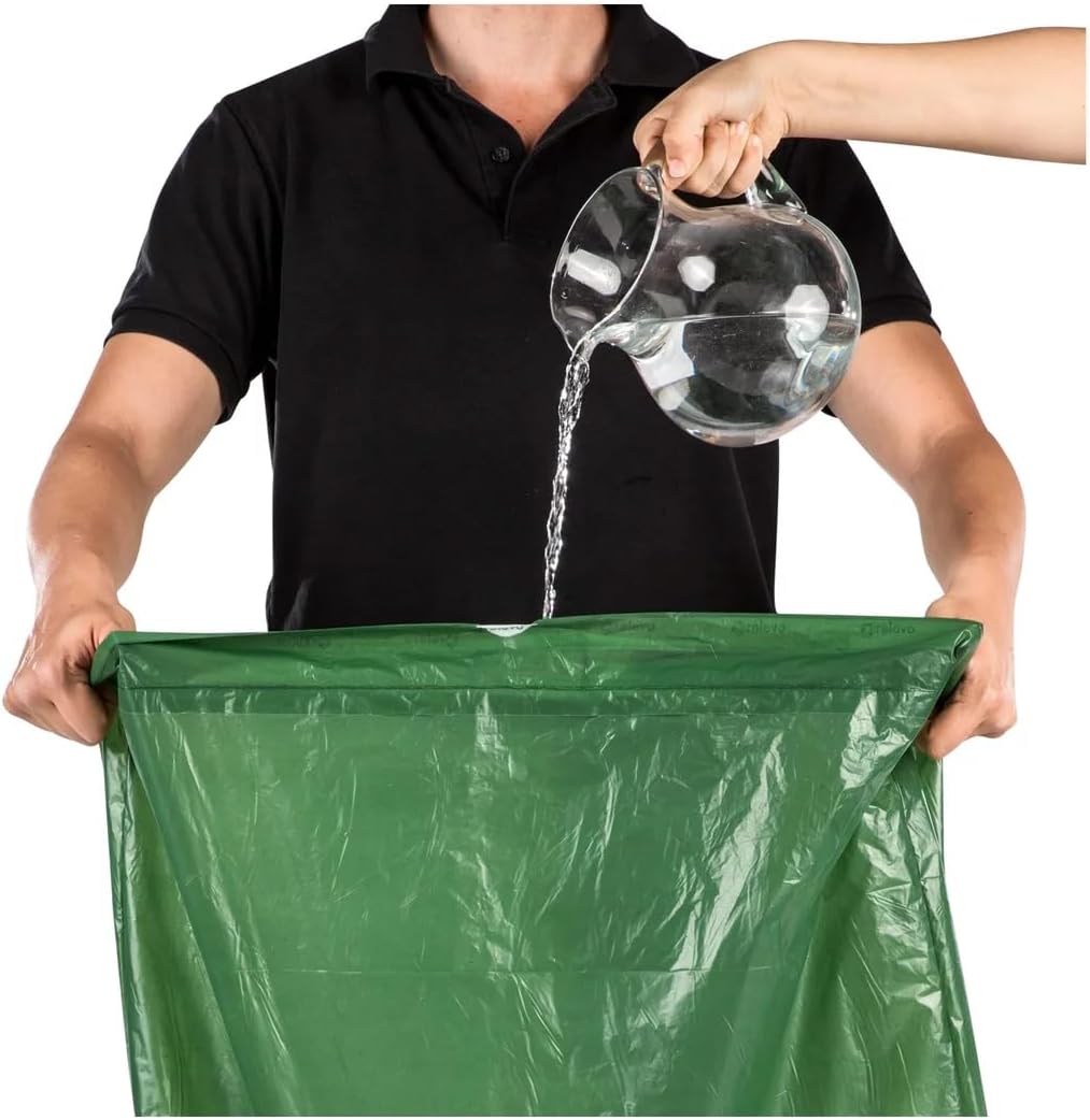 Eco-Friendly RELEVO 100% Recycled 100L Bin Liners Pack of 10