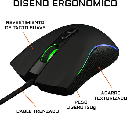 THE G-LAB Yttrium Gaming Keyboard Mouse Combo with Backlit Keys