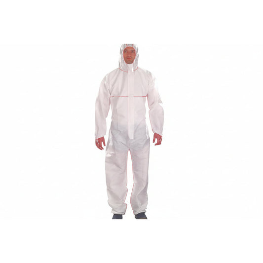 Ansell AlphaTec Disposable Protective Bodysuit with Hood Chemical Protection