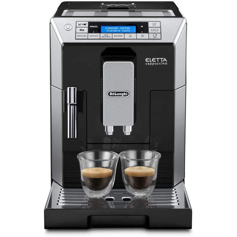 De'Longhi Eletta Cappuccino Top Automatic Coffee Machine, Black, Bean-to-Cup