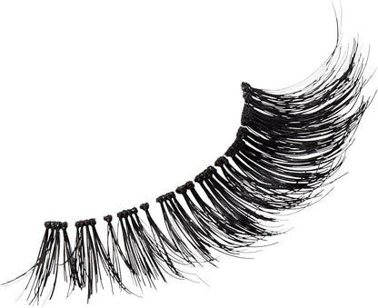 KISS Blowout Lash Collection 4 Pairs Reusable Faux-Mink Eyelash Set with Glue