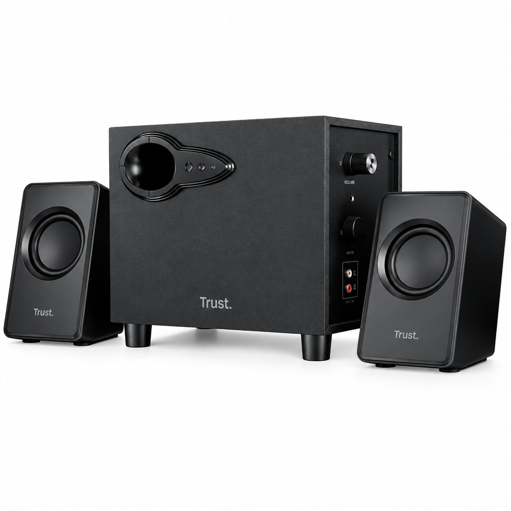Trust Avora 2.1 PC Speakers with Subwoofer for Computer and Laptop, 18W (9W RMS)