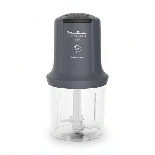 Moulinex Multi Moulinette Electric Chopper 500W 500ml 2 Speed Grey AT711B10
