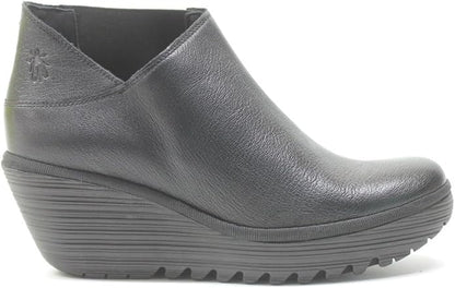 Fly London Women's Yego400 Asymmetrical Chelsea Wedge Boot