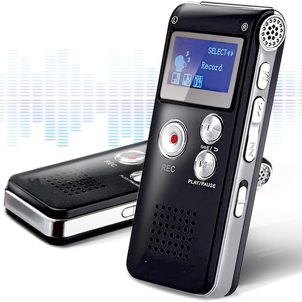ELEKHOMI M2 32GB Digital Voice Recorder
