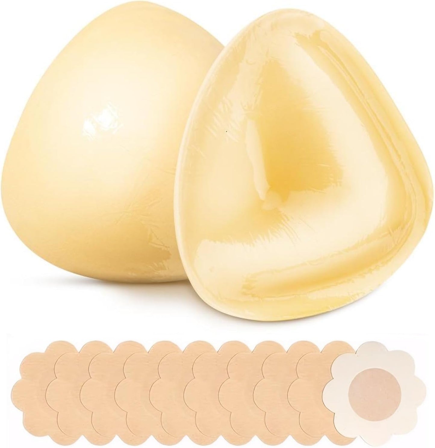 ANGELEMM Double‑Sided Sticky Push Up Bra Pads for Women