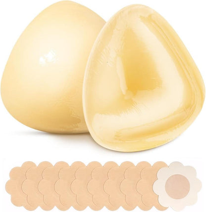 ANGELEMM Double‑Sided Sticky Push Up Bra Pads for Women