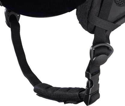 Black Crevice Arlberg Ski Helmet with Dual Visor