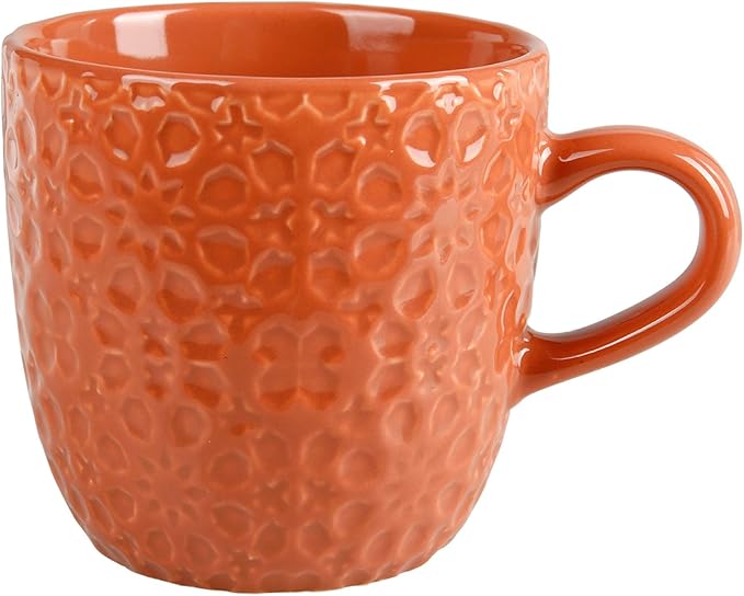 Elegant Terracotta Genevieve Lethu 40cl Porcelain Mug – Oriental Collection
