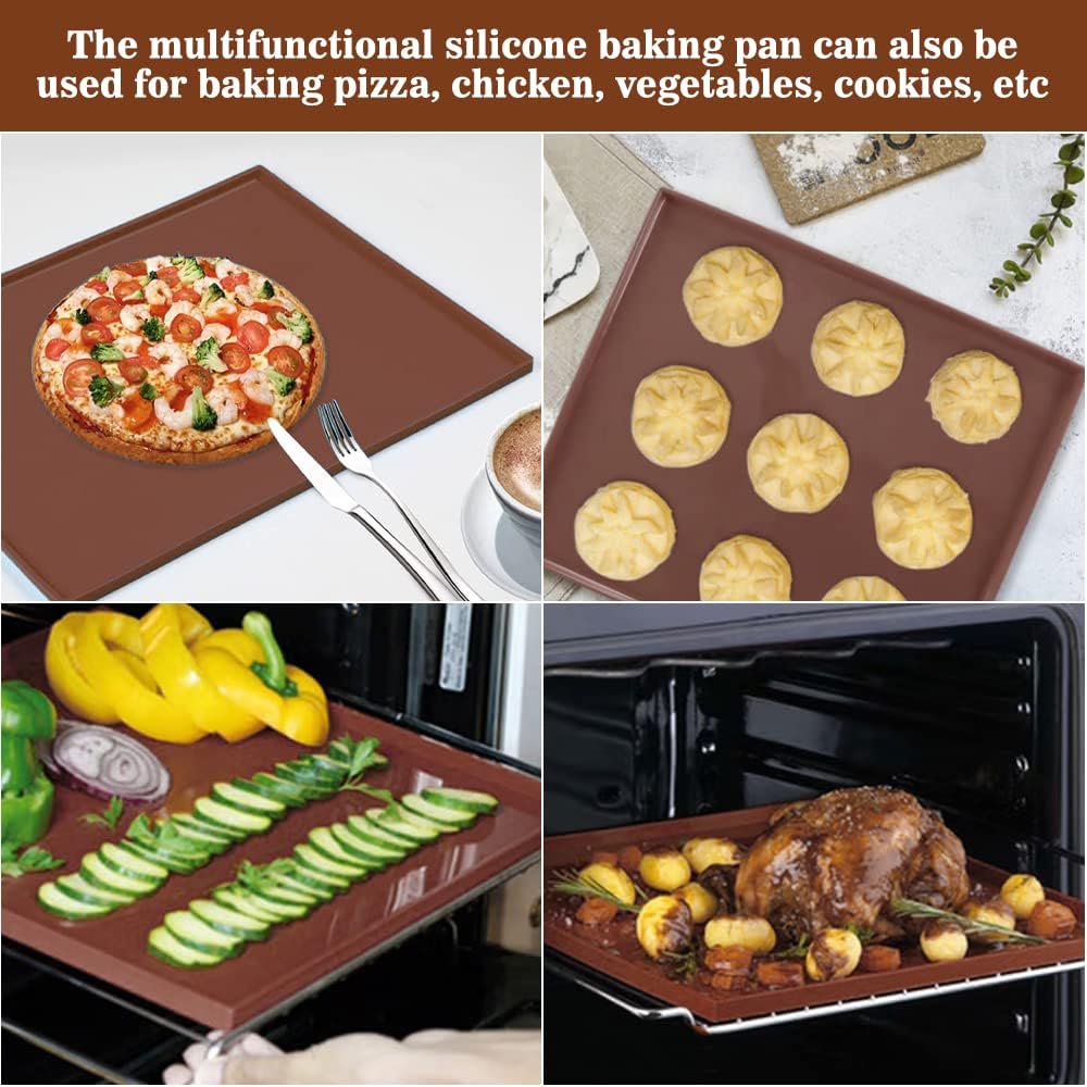 UTRUGAN Silicone Baking Mats 30.5 x 25.8 cm Brown