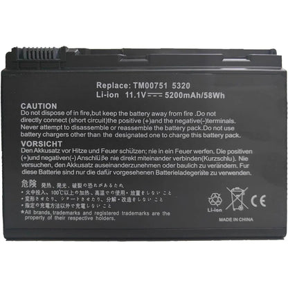 GRAPE32 11.1V 5200mAh Laptop Battery Replacement for Acer TravelMate Extensa - Gomix Brands Outlet
