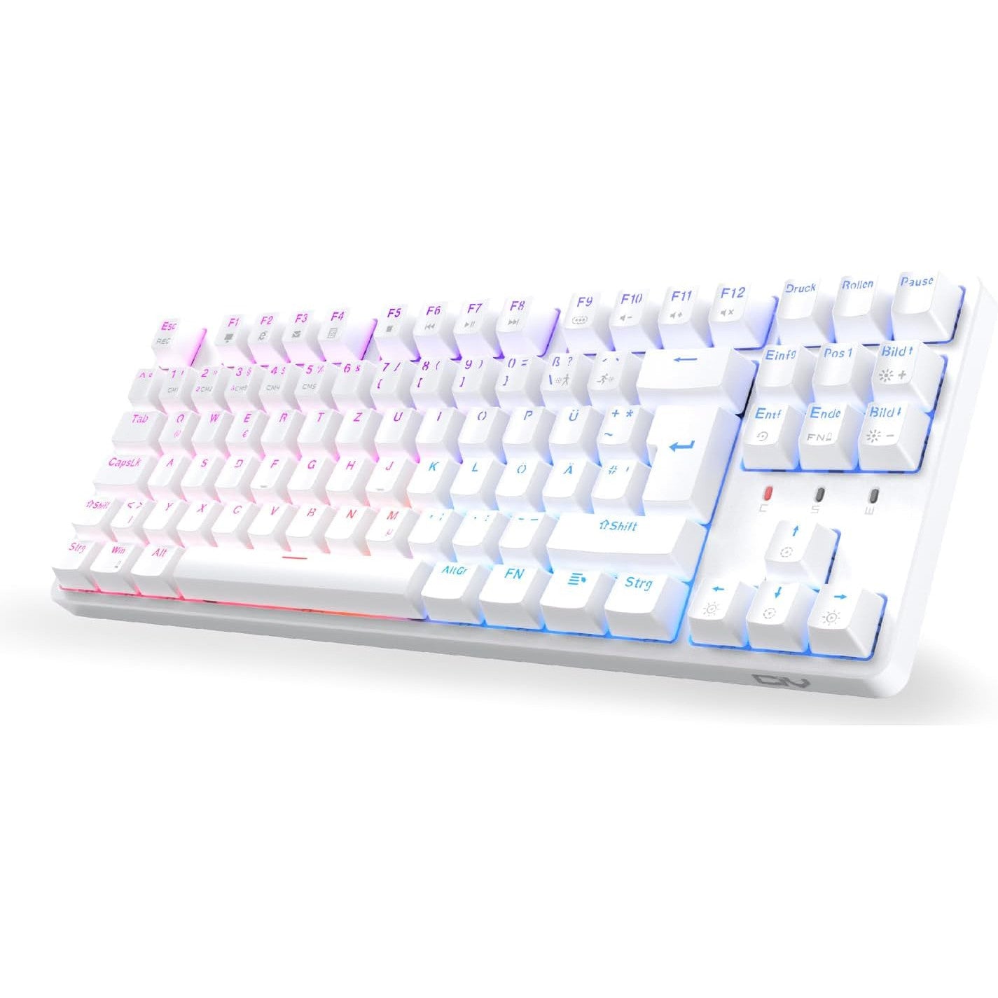 CIY X77 Tenkeyless Mechanical Gaming Keyboard with RGB Hot‑Swappable Switches
