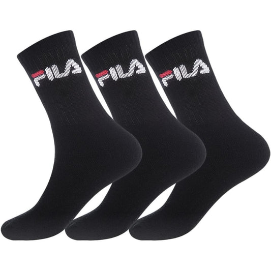 FILA Unisex Athletic Crew Socks with Frotte Sole