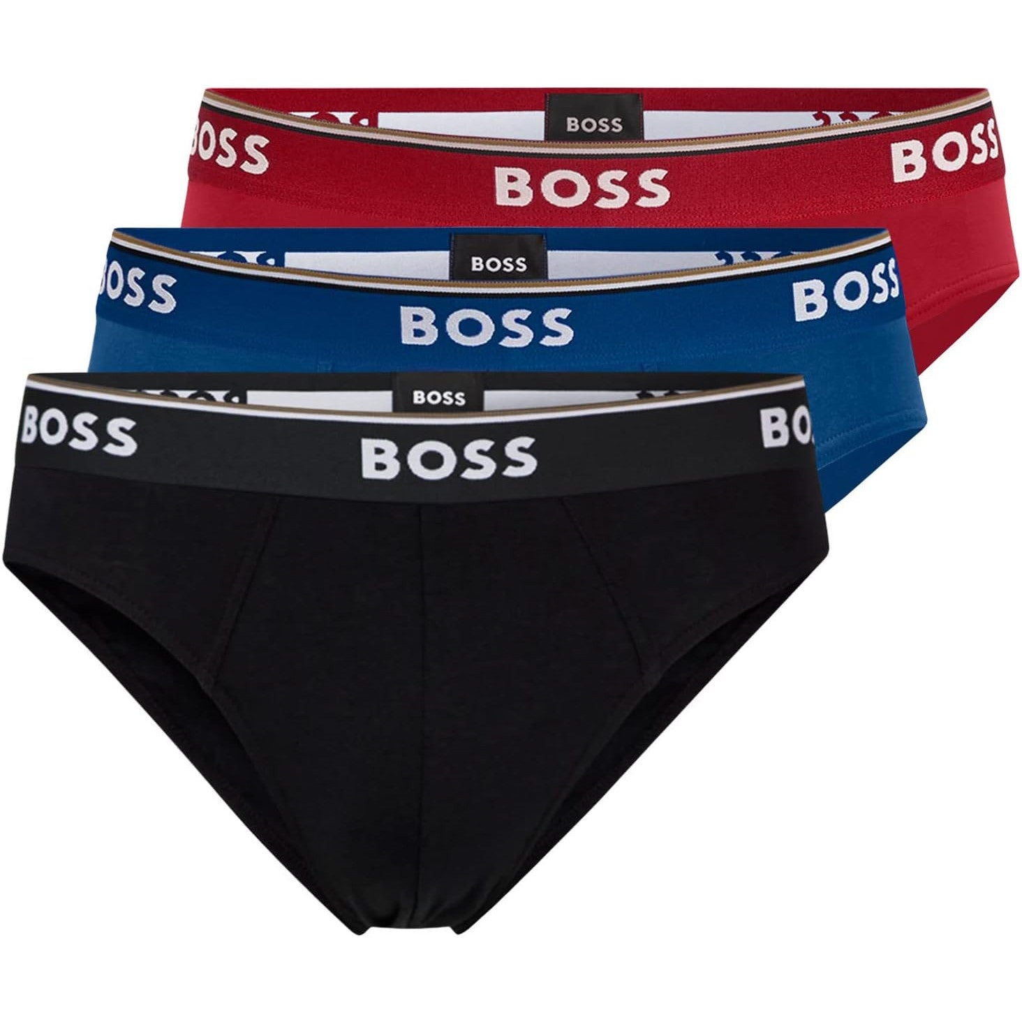 BOSS Men's 3-Pack Classic Cotton Briefs – Soft Stretch Comfort