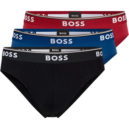 BOSS Men's 3-Pack Classic Cotton Briefs – Soft Stretch Comfort