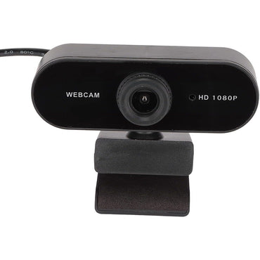 BONKZEBU 1080p HD USB Webcam with Microphone and 360° Rotation
