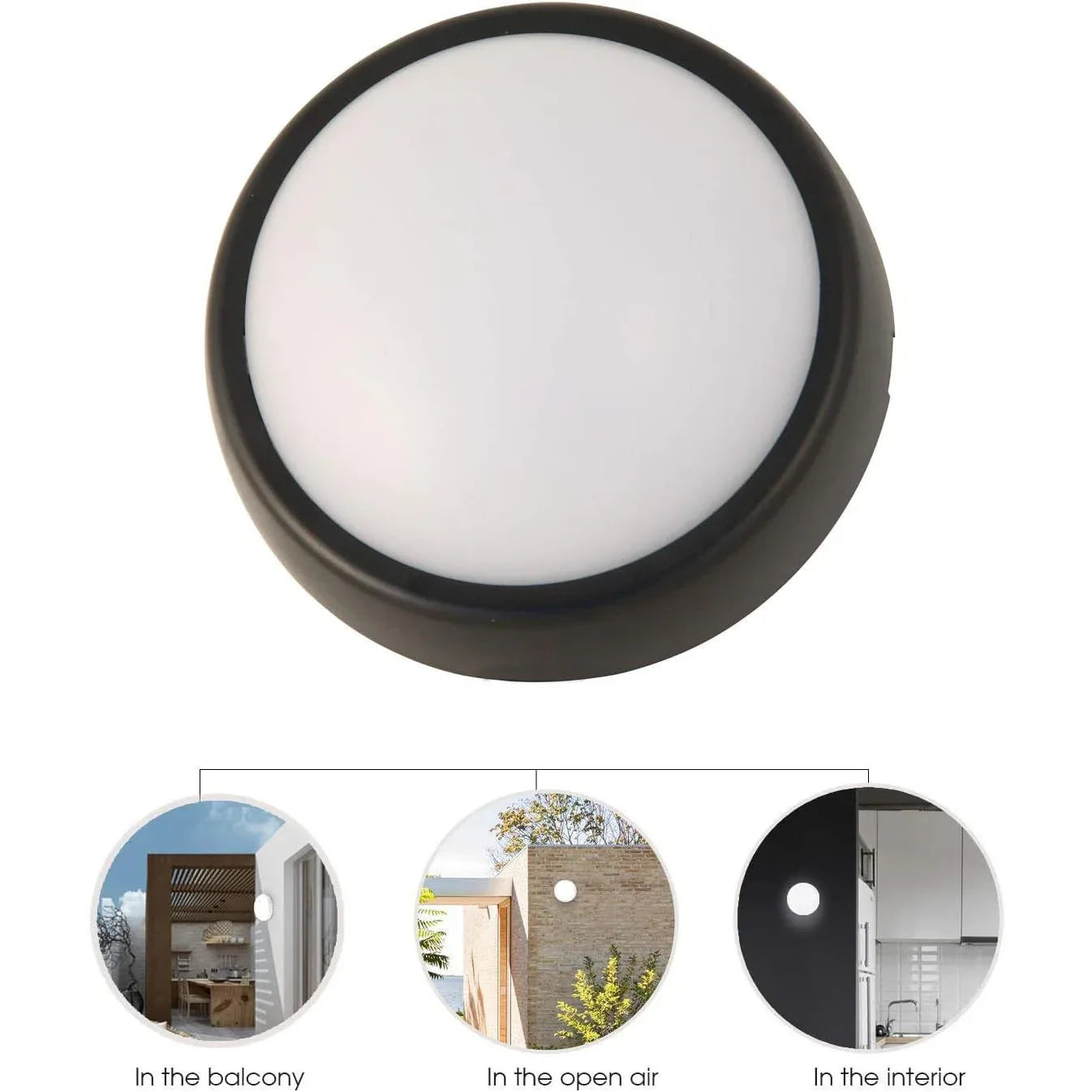 Velamp UBLO2 10W LED Ceiling Light – 700 Lumens, IP54 Waterproof - Gomix Brands Outlet