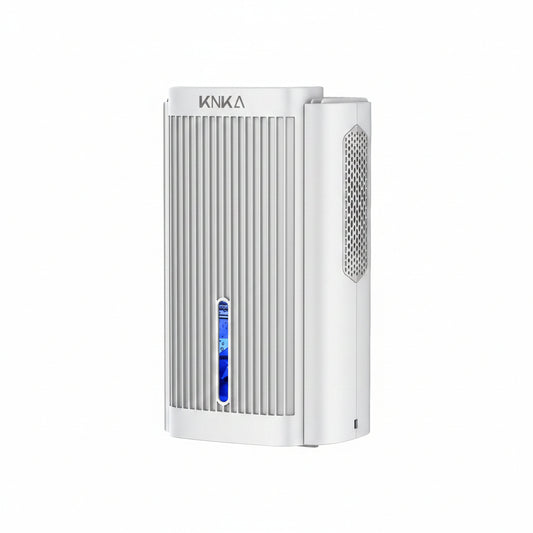 KNKA CS06 95oz Dehumidifier for 1000 sq ft Quiet with Auto Shut Off Sleep Mode 7 Color LED Light White