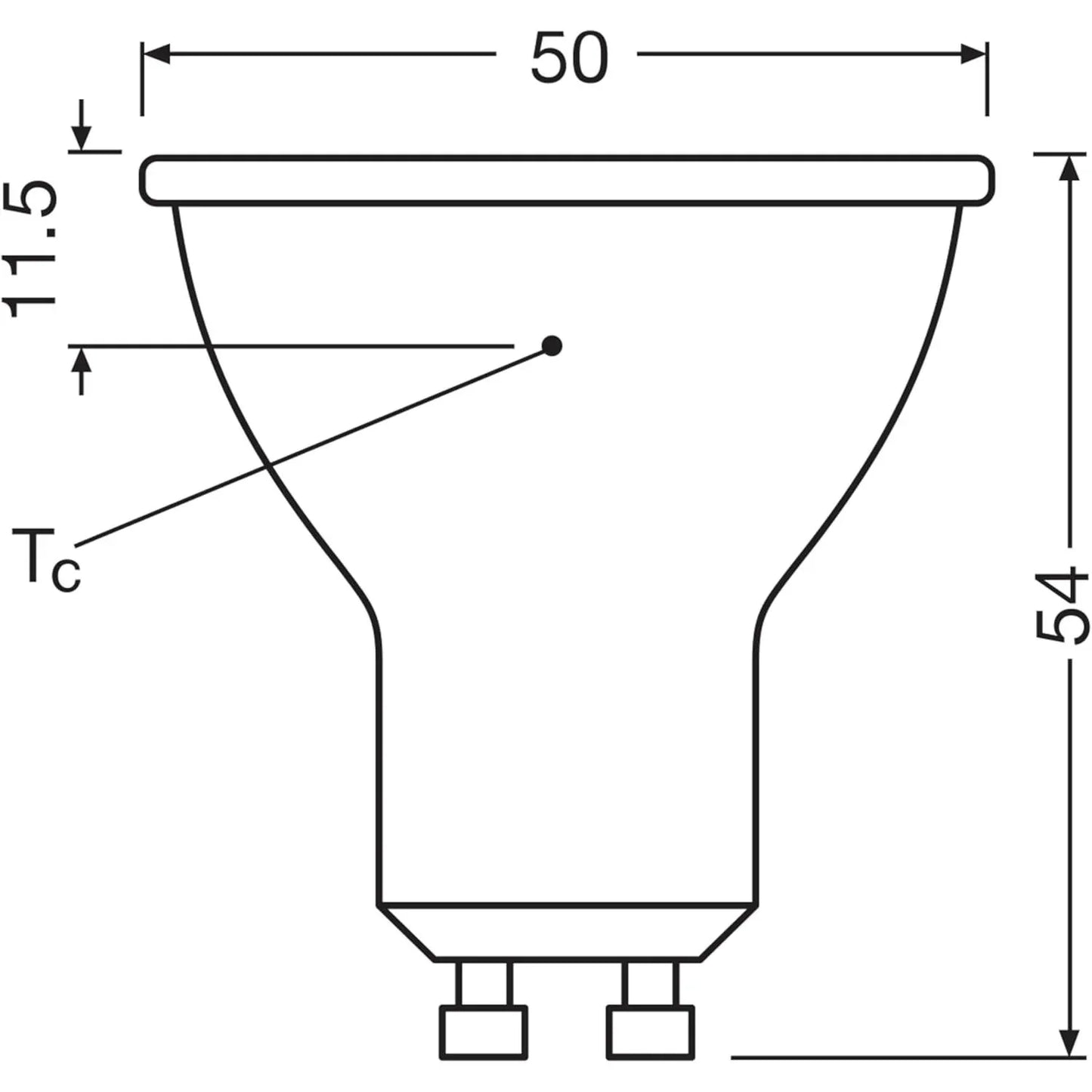 Osram Star Value PAR16 LED GU10 Spotlight 575 Lumens Warm White Replacement for 80W Incandescent - Gomix Brands Outlet