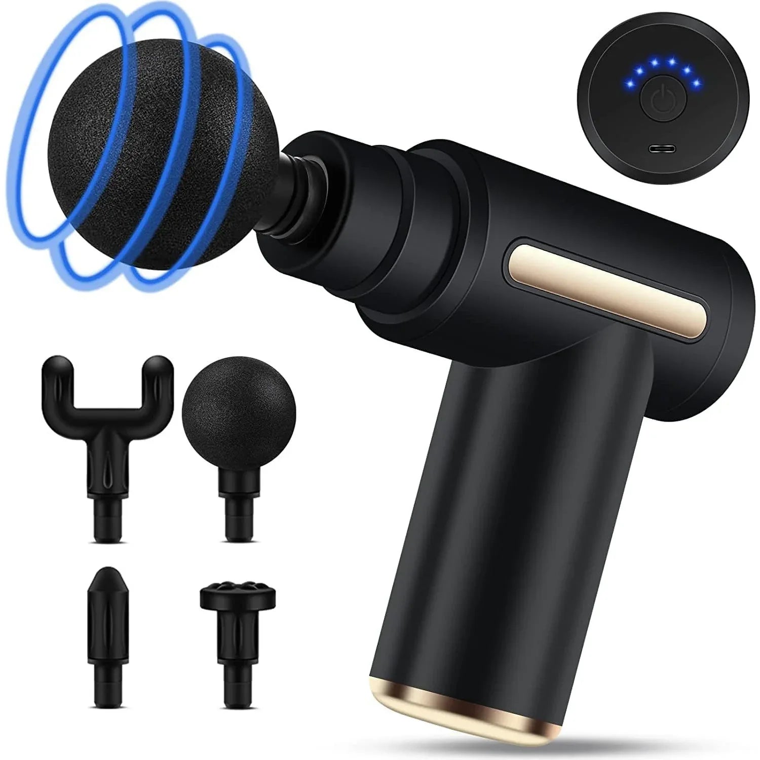 Uplayteck Mini Massage Gun - Ultra-Quiet 6-Speed Handheld Massager - Gomix Brands Outlet