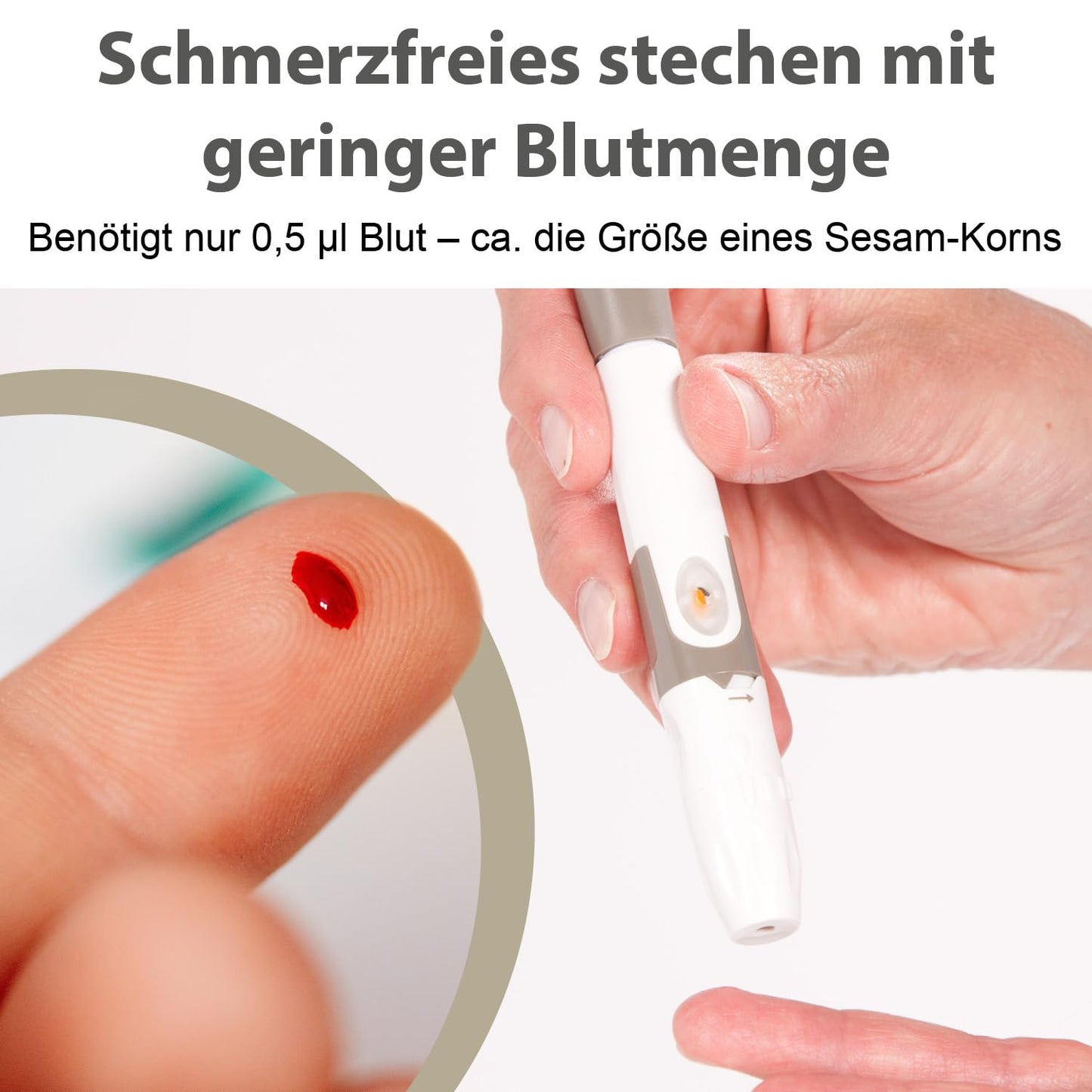 GlucoCheck Gold Blood Glucose Meter Set with 60 Strips