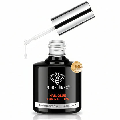 MODELONES 4-in-1 Multi-Functional Nail Glue Gel for Tips 15ml