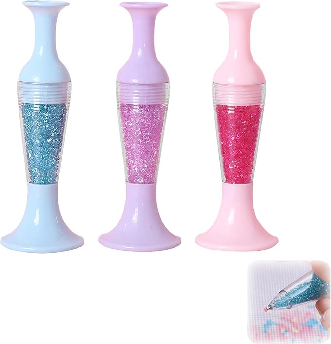 YELYTR 3-Pack Refillable Vase Pen for Diamond Painting