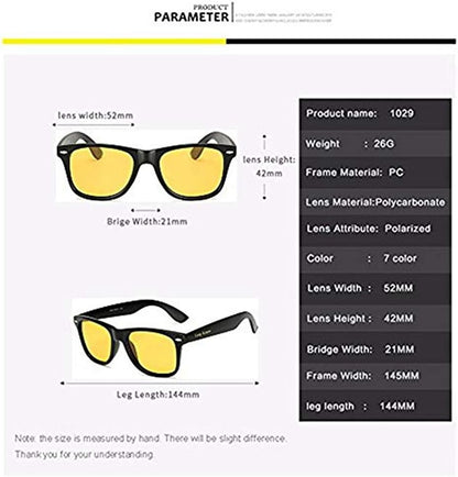 Long Keeper Polarized Vintage Unisex Sunglasses with UV400 Protection
