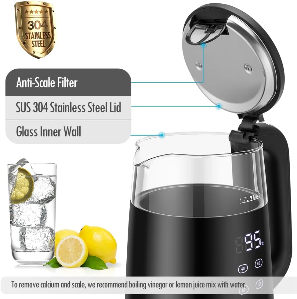 FOR ME FKG-4017 Electric Kettle 1.7L 2200W