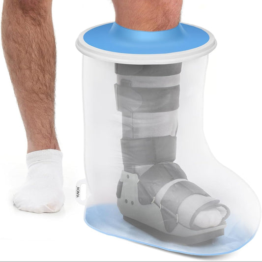YUNCHI Waterproof Extra Wide Leg Cast Cover for Shower