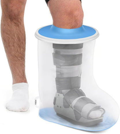YUNCHI Waterproof Extra Wide Leg Cast Cover for Shower