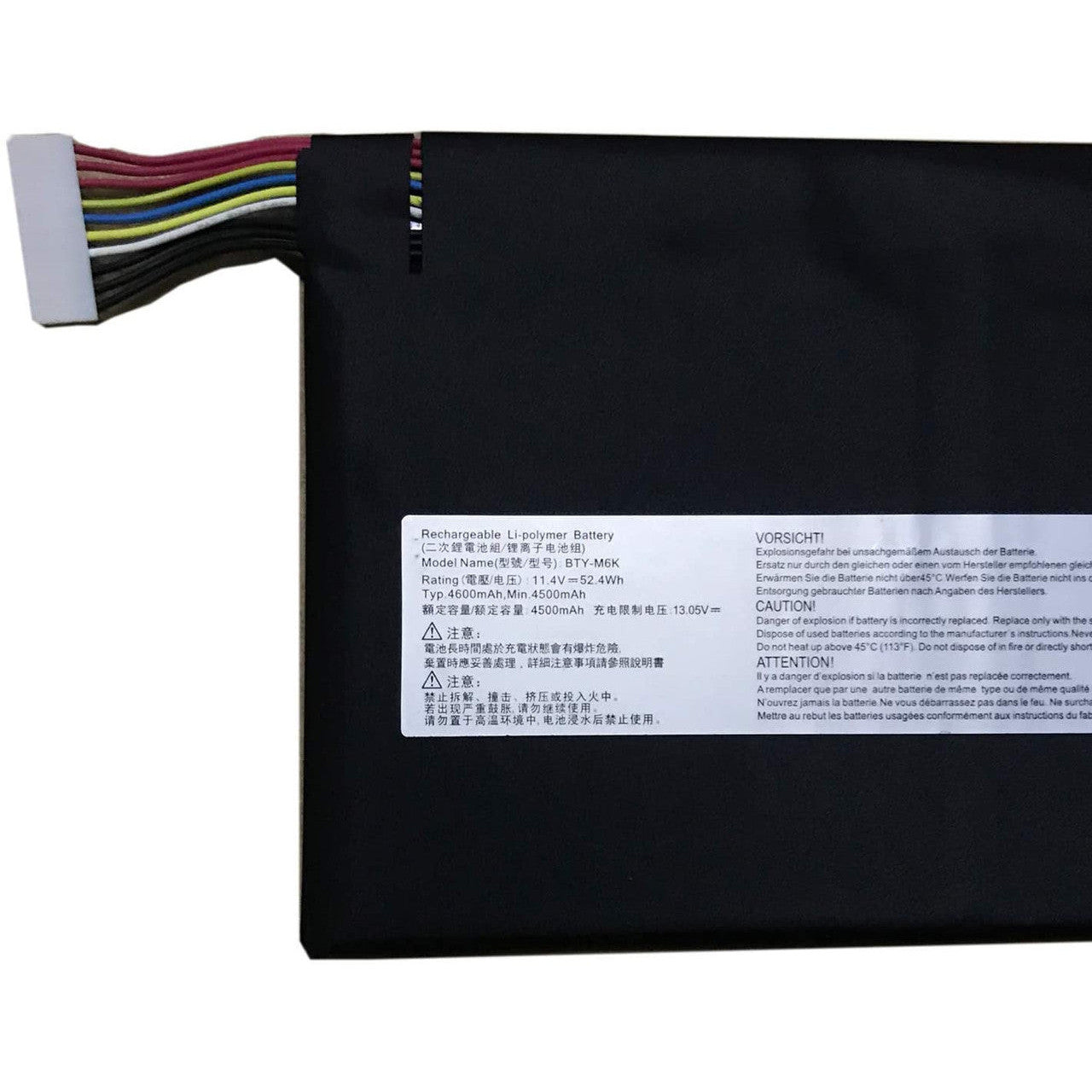 OUWEE BTY-M6K High Performance Laptop Battery for MSI Gaming Laptops