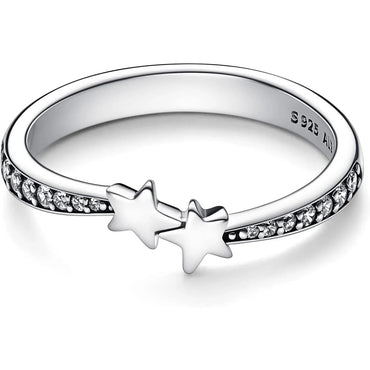 Pandora Moments Star Ring with Clear Cubic Zirconia, Sterling Silver - Gomix Brands Outlet