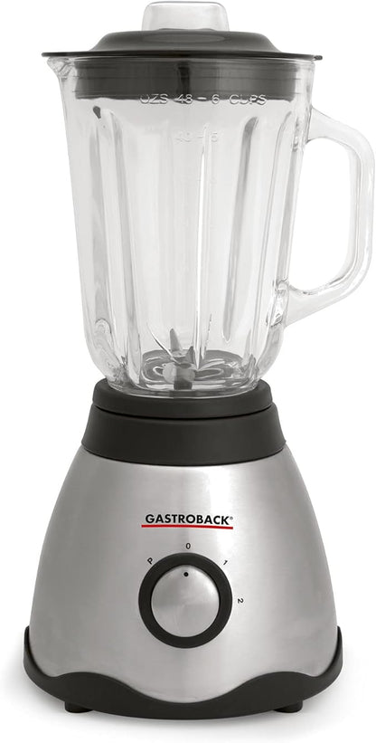 Gastroback Vital 1.5L Borosilicate Glass Mixer with Ice Crusher