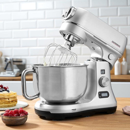 Gastroback Advanced Digital Stand Mixer with Two Bowls and Hooks