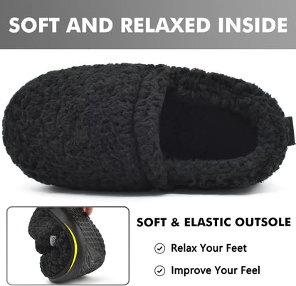 CoFace Women's Memory Foam Sherpa Plush Slippers – Warm Comfort