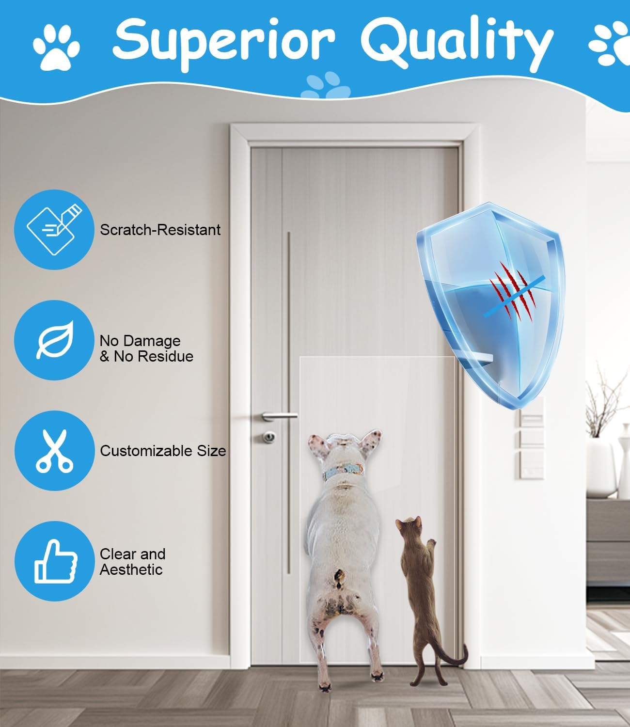 Transparent Cat Sofa Guard Film 6m x 30cm Anti‑Scratch Protector