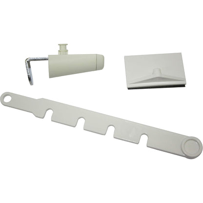 Gardinia Adjustable Tilting Window Lock White Plastic 4‑Position