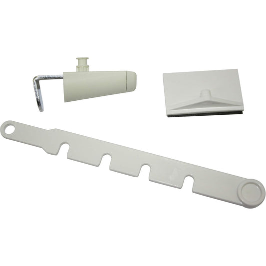 Gardinia Adjustable Tilting Window Lock White Plastic 4‑Position