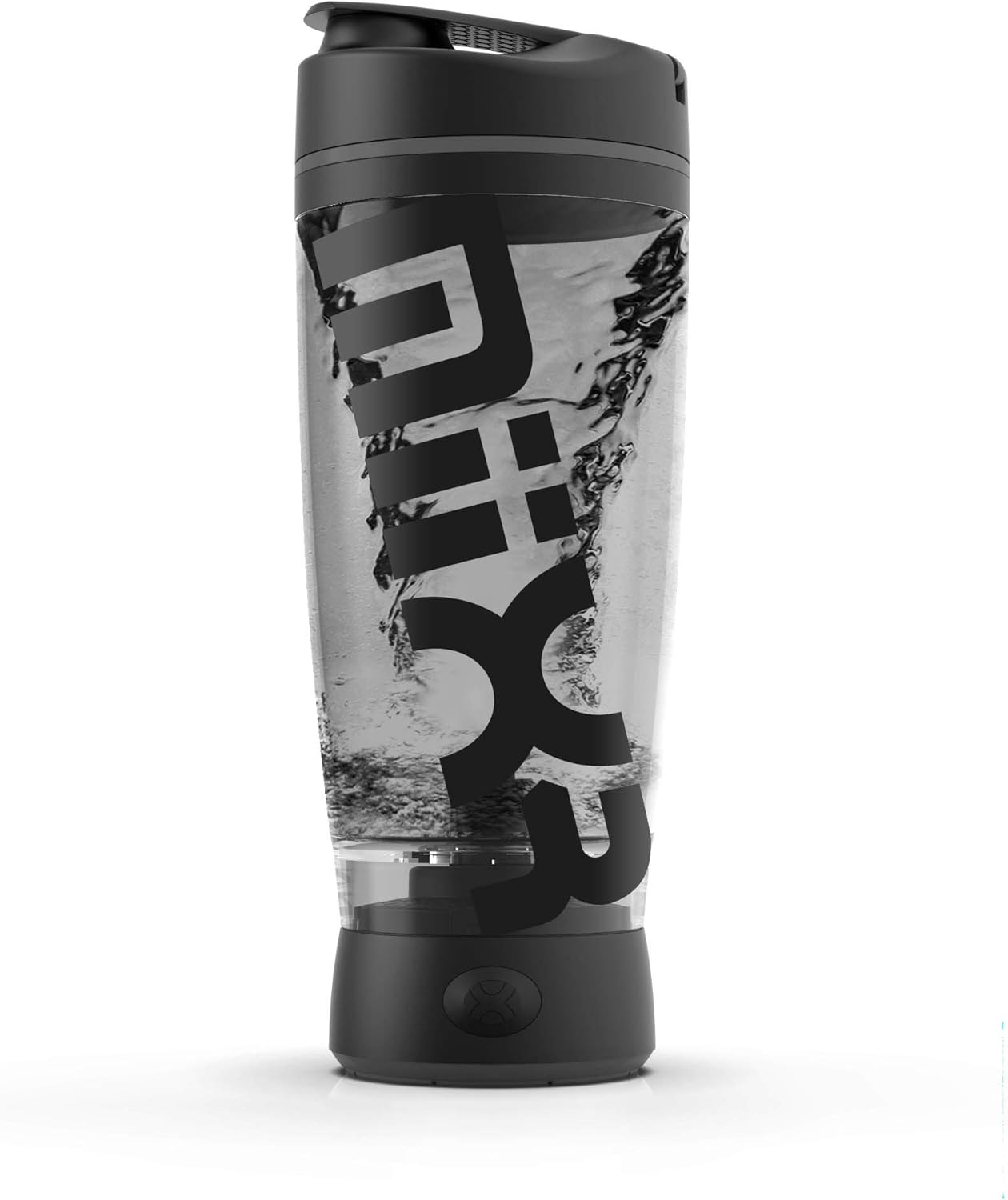 Promixx Original Battery-Operated Shaker Bottle 600ml Black Grey