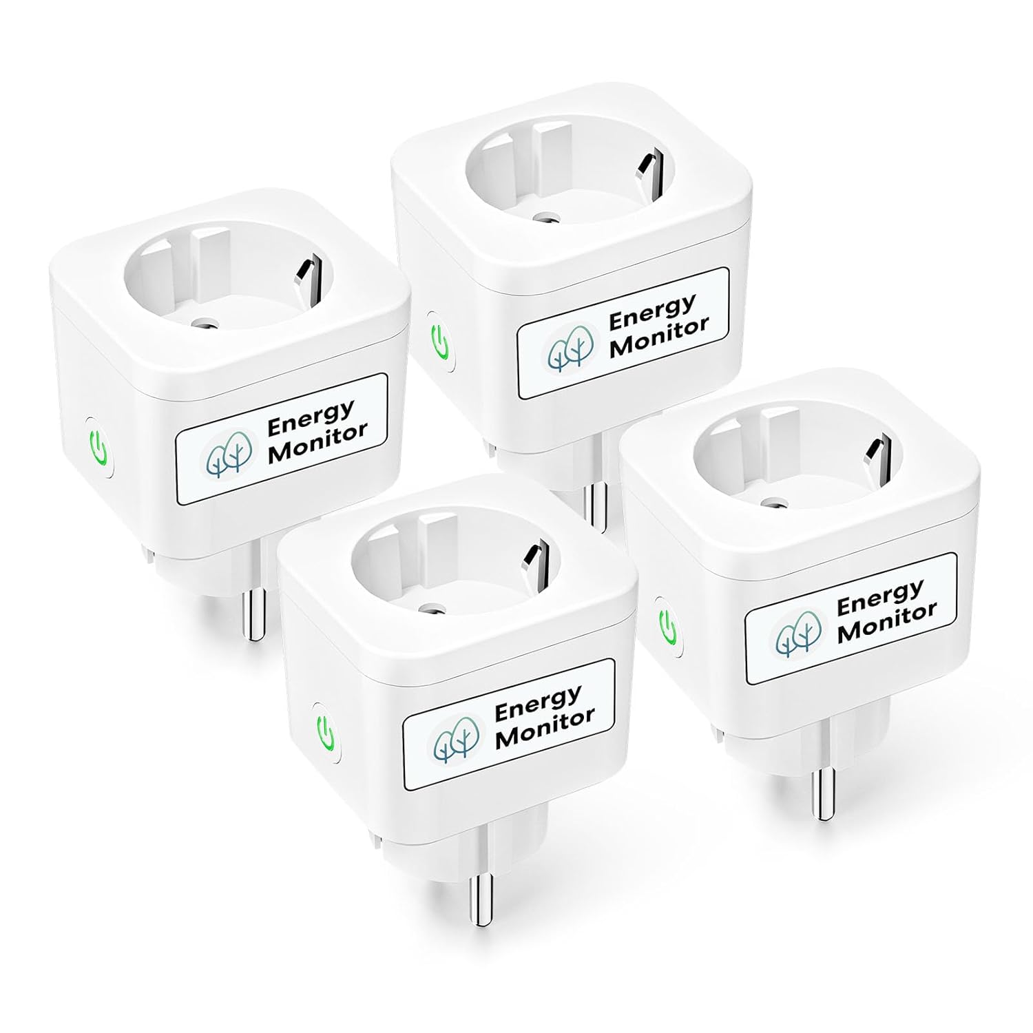 Meross Smart Plug 4-Pack: Alexa & Google Home Wi-Fi Power Monitor