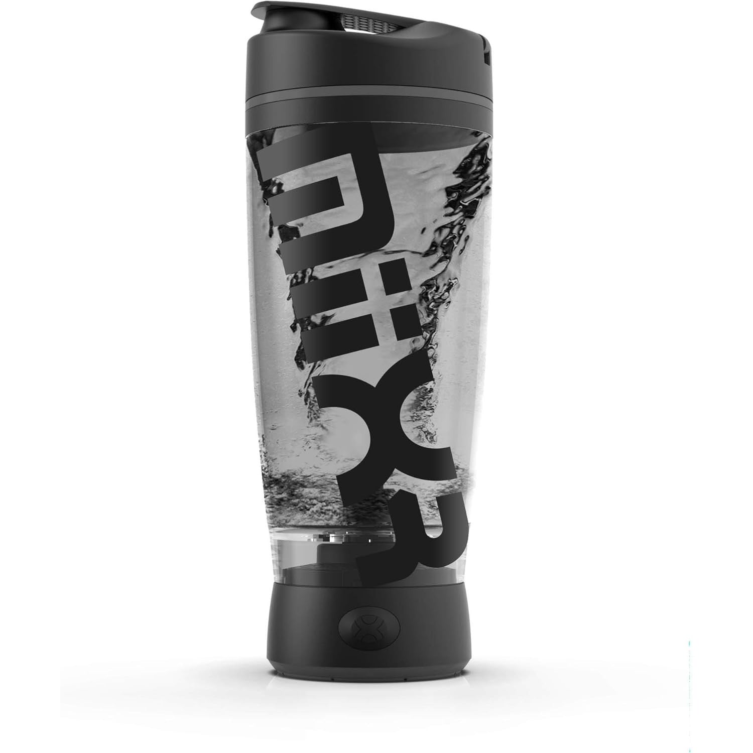 Promixx Original Battery-Operated Shaker Bottle 600ml Black Grey