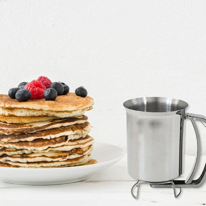 Zenker Stainless Steel Cake Mix Dispenser for Muffins