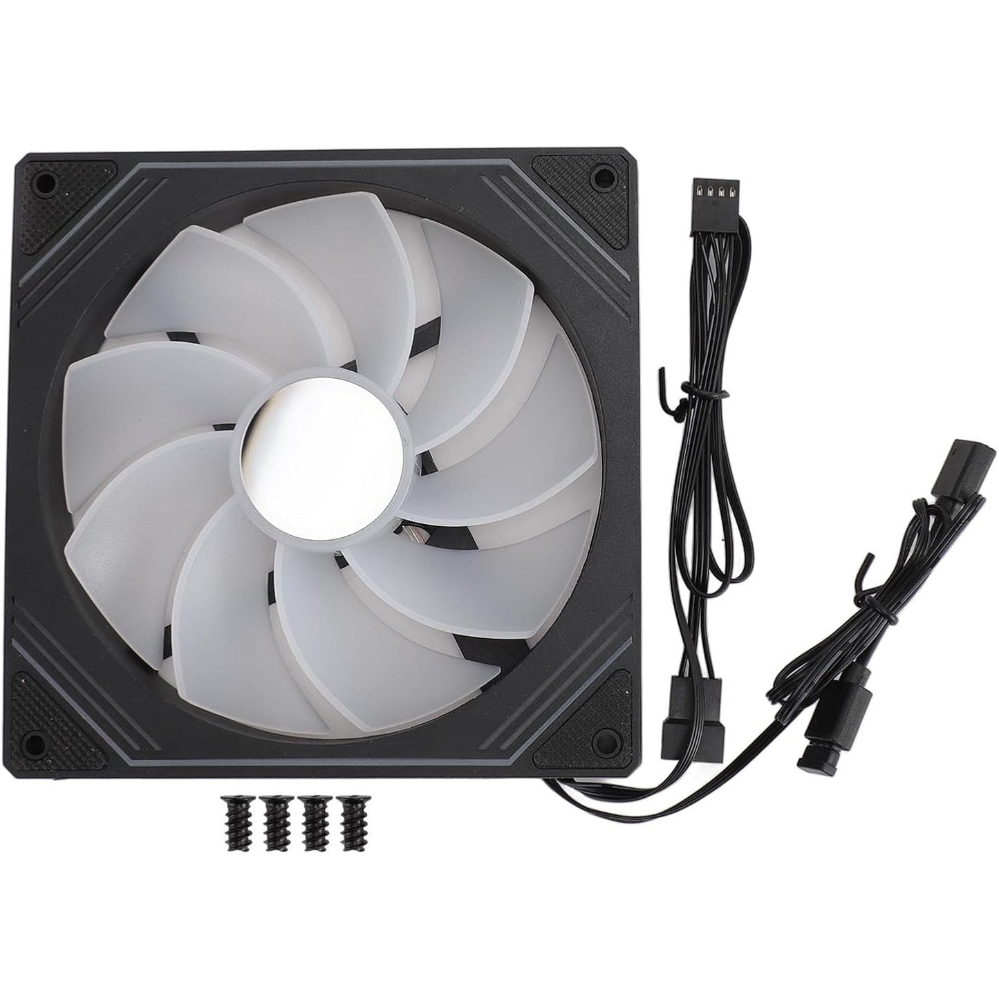 GOWENIC ARGB 140mm Reversed Black Fan with Quiet LED Cooling