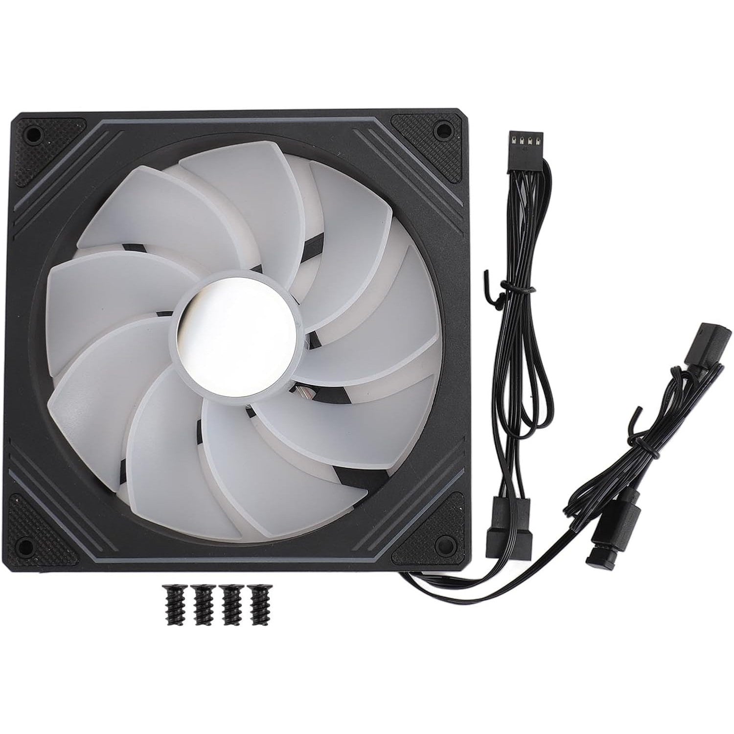 GOWENIC ARGB 140mm Reversed Black Fan with Quiet LED Cooling